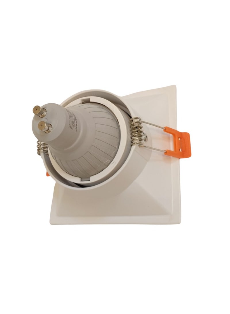 ميجامان Spot Light Frame Square GU10 MQTL1126 F80 AL - White - Image 4